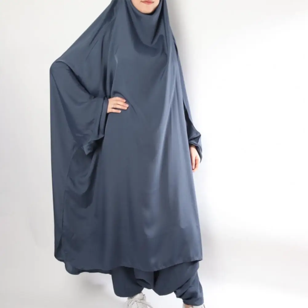 Fashionable Muslim Women's Suit Kaftan Robe Top Pants Suit Mosque Large Size Abaya Prayer Clothes Islamic Ethnic Style Robe Suit
Fashionable Muslim Women's Suit Kaftan Robe Top Pants Suit Mosque Large Size Abaya Prayer Clothes Islamic Ethnic Style Robe Suit