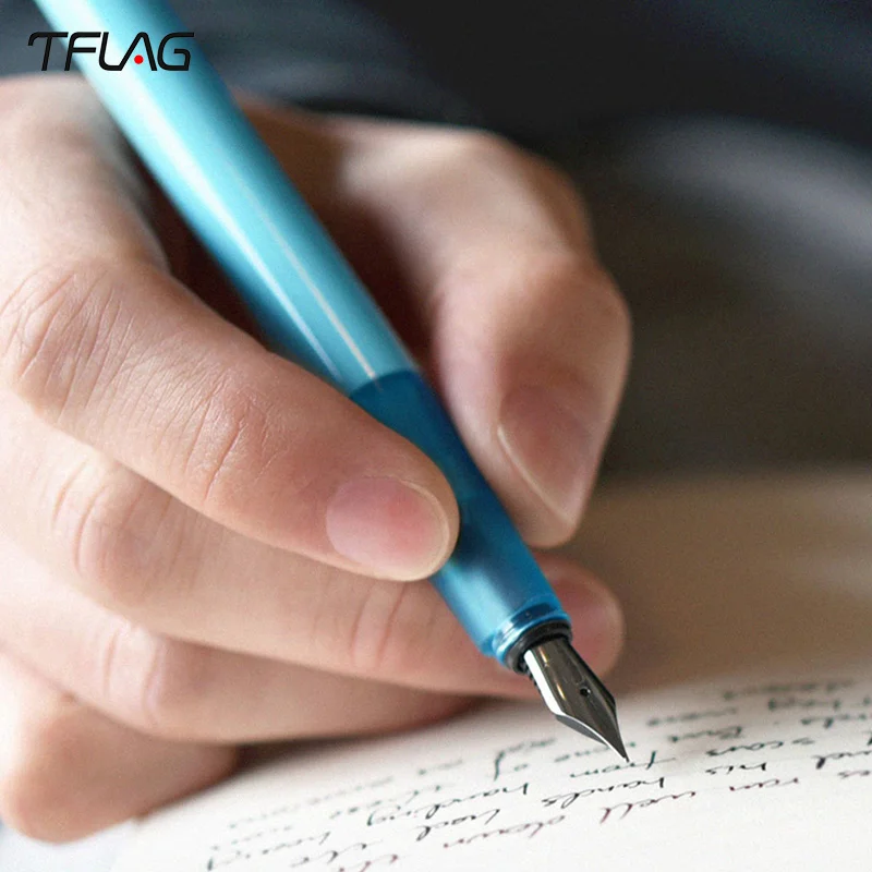 TFlag Kaco перьевая ручка небесно-0 3 мм-0 4 мм свободно пишущая Портативный карман