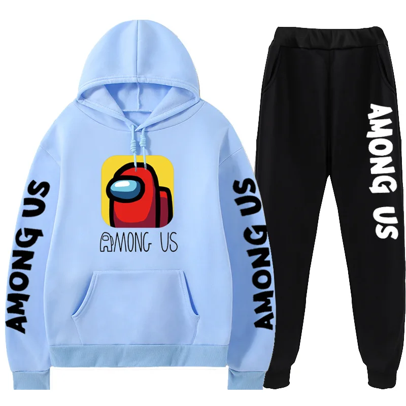 New European and American popular space Among Us hoodie suit between us street track pants 2 pack
New European and American popular space Among Us hoodie suit between us street track pants 2 pack