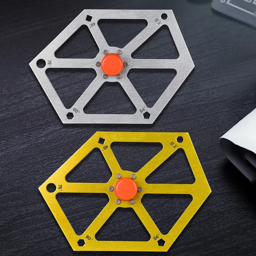 Angle Ruler Hexagon Woodworking Tools Aluminum Adjustable Magnetic Herramientas Adjustable Measuring Gauge Carpentry Tool
Angle Ruler Hexagon Woodworking Tools Aluminum Adjustable Magnetic Herramientas Adjustable Measuring Gauge Carpentry Tool