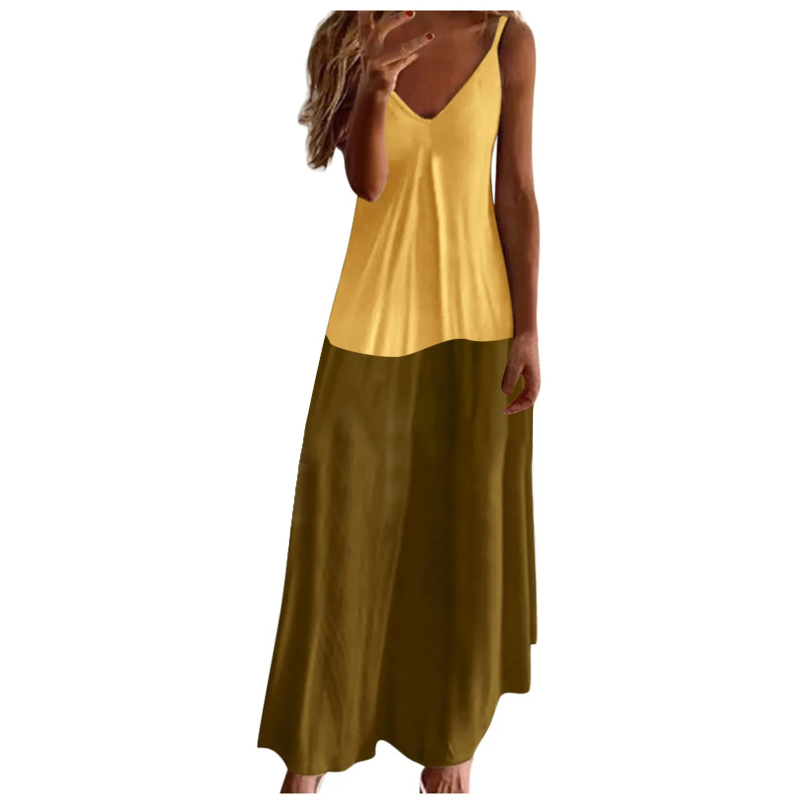SAGACE V-neck sling sleeveless women's dress 2021 loose casual fashion trend women's holiday seaside wear
SAGACE V-neck sling sleeveless women's dress 2021 loose casual fashion trend women's holiday seaside wear
