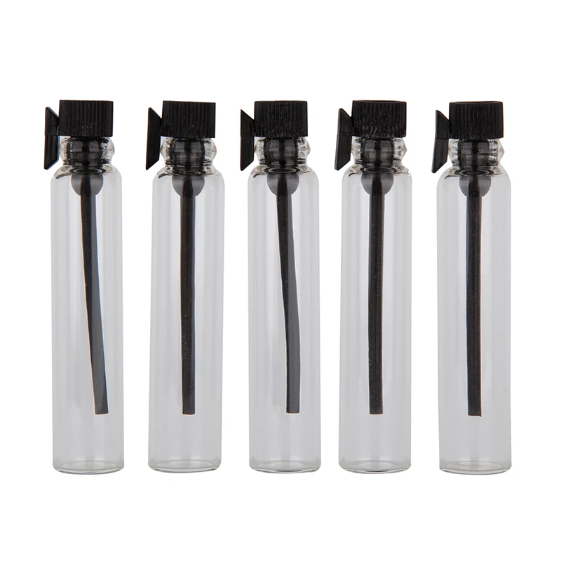

1ml 2ml Empty Mini Perfume Sample Bottle Small Glass Vials Laboratory Liquid Fragrance Test Tube Trial Bottle