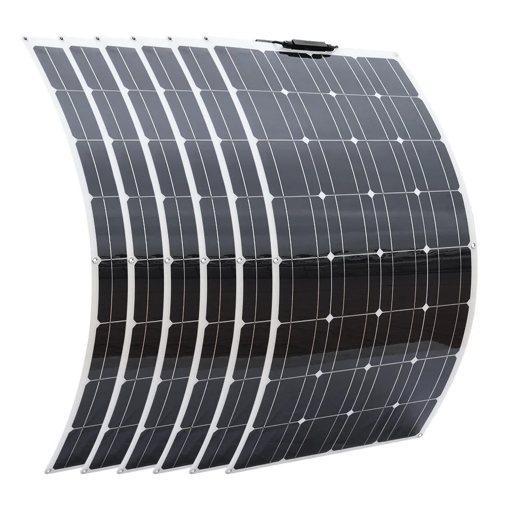 

Flexible solar panel cell 100w 200w 300w 500w 600w 1000w battery charger Photovoltaic panels plate 12v power