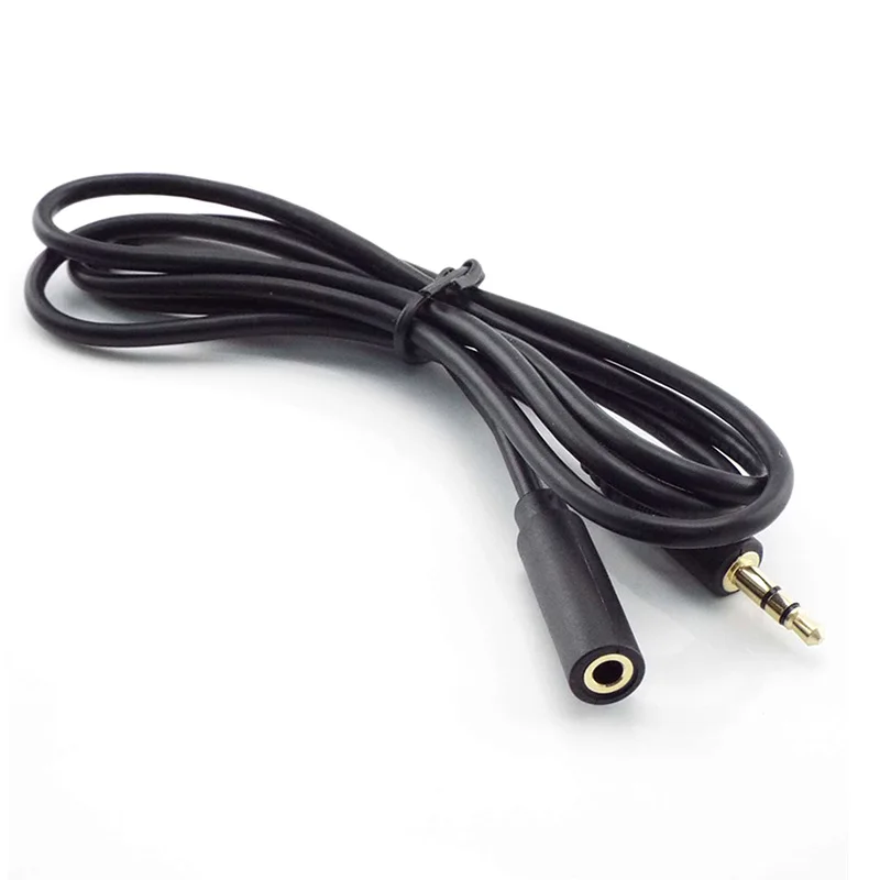 

3,5 мм 3-полюсный 4-полюсный стерео аудио кабель штекер-гнездо AUX удлинитель шнур для наушников динамик аудио шнур