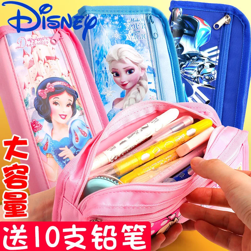 Пенал Disney для мужчин и женщин, вместительная коробка для канцелярских принадлежностей с мультяшным рисунком для учеников начальной и средн... 
Пенал Disney для мужчин и женщин, вместительная коробка для канцелярских принадлежностей с мультяшным рисунком для учеников начальной и средн...