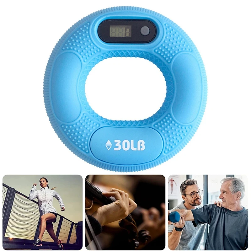Counting Grip Strength Trainer Hand Grip Trainer Silicone Rings Finger Resistance Exercise Squeezer
Counting Grip Strength Trainer Hand Grip Trainer Silicone Rings Finger Resistance Exercise Squeezer