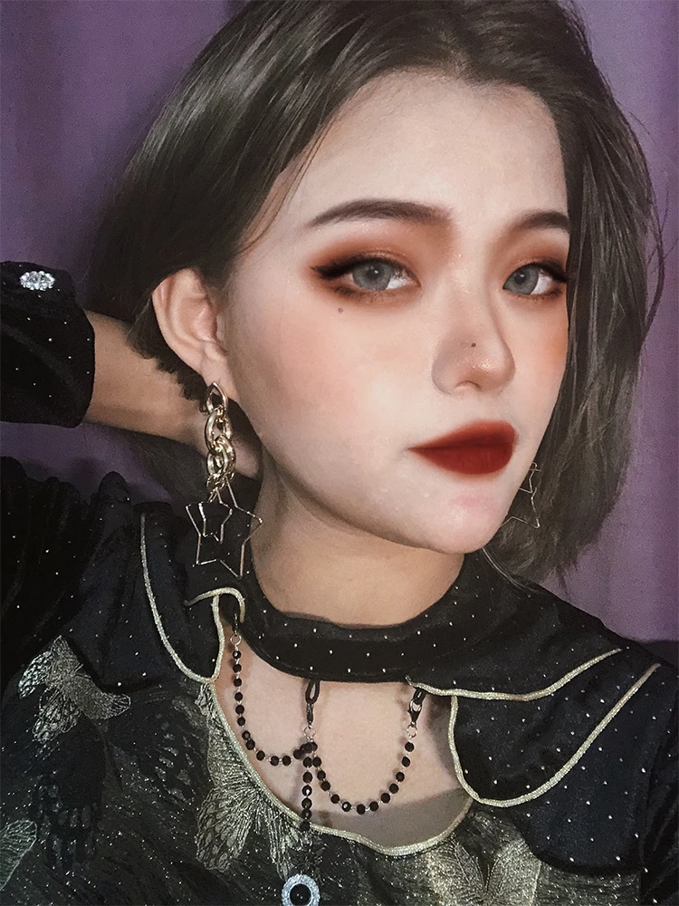 Эффектные серьги-подвески с пятиконечными звездами для девушек женские вечерние необычные серьги для девушек подарок на день Святого Вале... 
Эффектные серьги-подвески с пятиконечными звездами для девушек женские вечерние необычные серьги для девушек подарок на день Святого Вале...