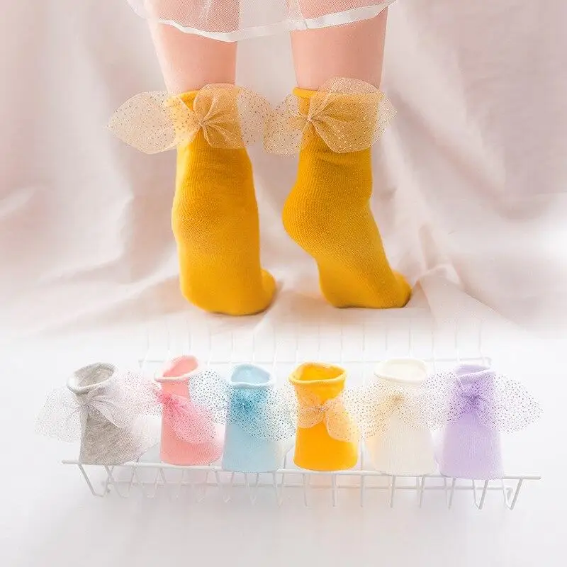 Baby Girls Socks Cotton Lace Bow Toddlers Infants Ankle Socks Baby Girls Princess Sock Cute Children Kids Socks Solid
Baby Girls Socks Cotton Lace Bow Toddlers Infants Ankle Socks Baby Girls Princess Sock Cute Children Kids Socks Solid