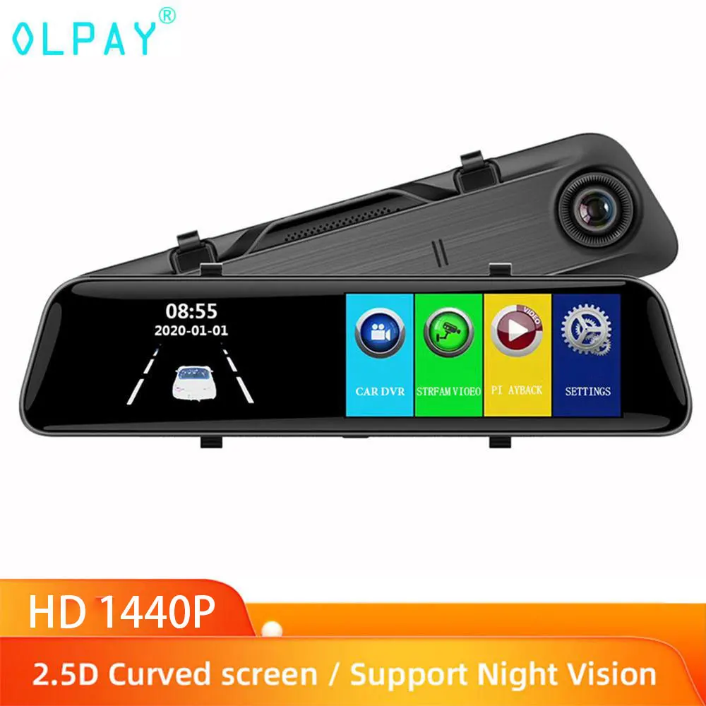 OLPAY 12 дюймов сенсорный экран Экран 1440P HD Видеорегистраторы для автомобилей тире Камера Двойной объектив Авто Камера видео Регистраторы зерк...
OLPAY 12 дюймов сенсорный экран Экран 1440P HD Видеорегистраторы для автомобилей тире Камера Двойной объектив Авто Камера видео Регистраторы зерк...