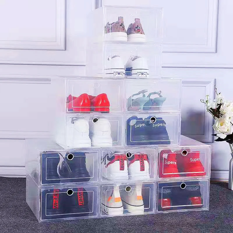 Plastic Shoes Case Thickened Transparent Drawer Case Plastic Shoe Boxes Stackable Box Shoe Organizer Shoebox
Plastic Shoes Case Thickened Transparent Drawer Case Plastic Shoe Boxes Stackable Box Shoe Organizer Shoebox