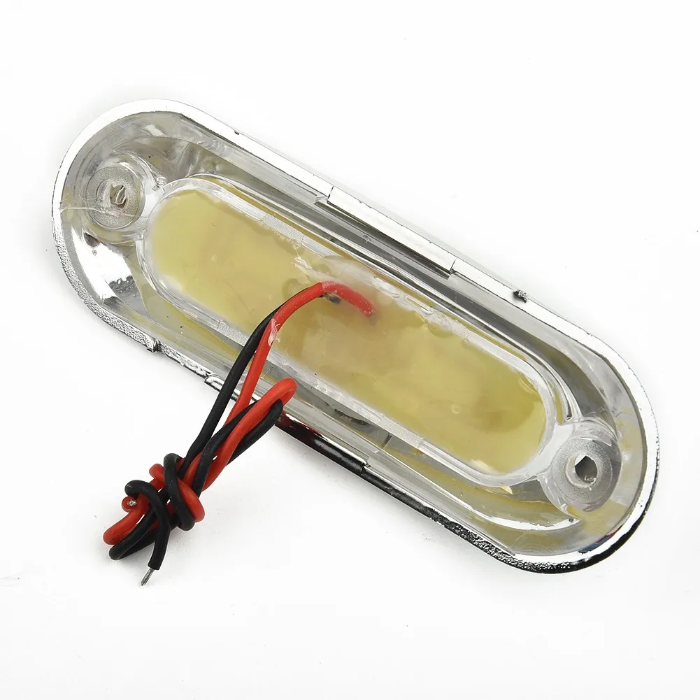 W/ Chrome Bezel Side Marker Lights Waterproof 4 LEDs White 4 W 6000K Trailer Truck Buses
W/ Chrome Bezel Side Marker Lights Waterproof 4 LEDs White 4 W 6000K Trailer Truck Buses