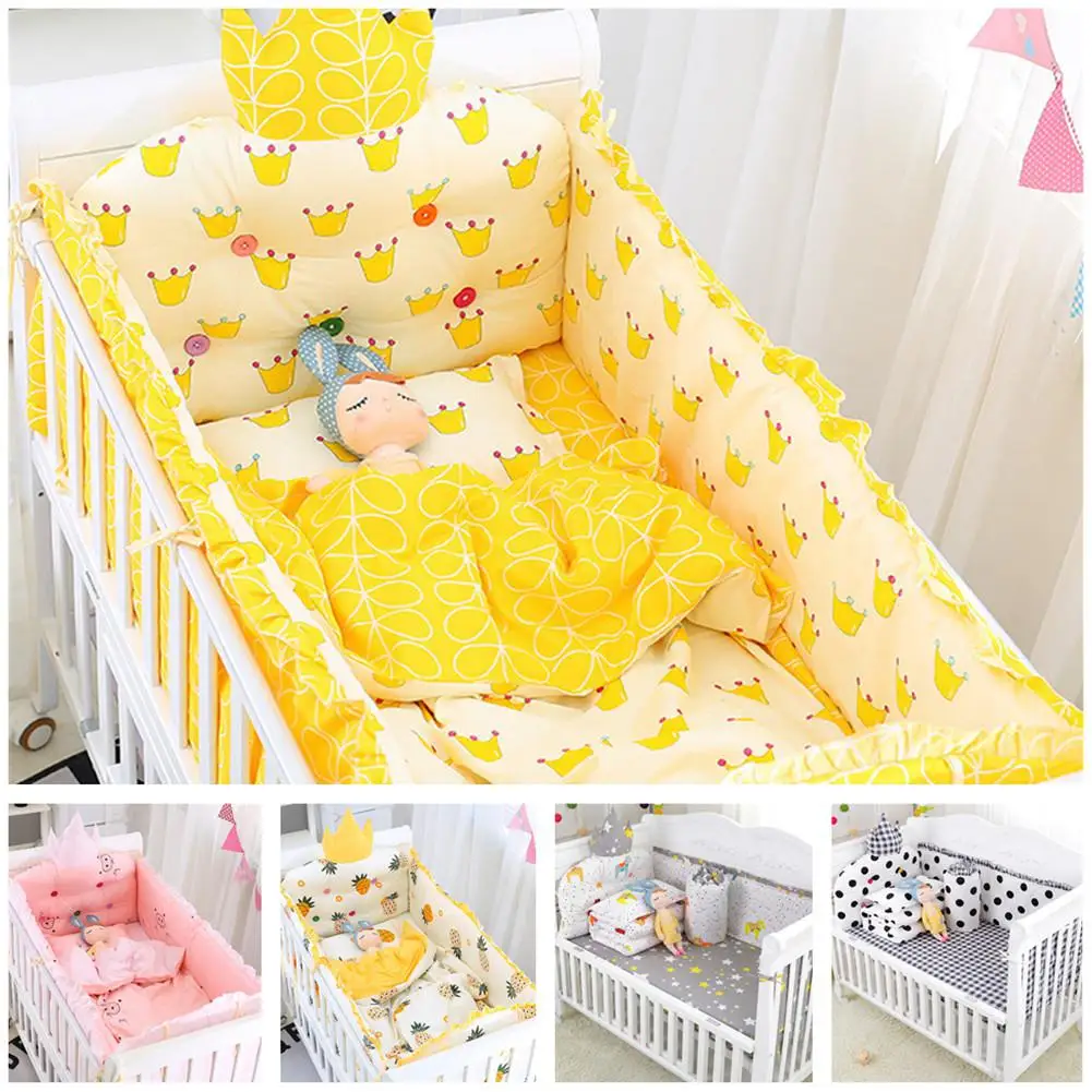 Детский хлопковый комплект постельного белья Kidlove 7 шт. 120x65 см | Мать и ребенок