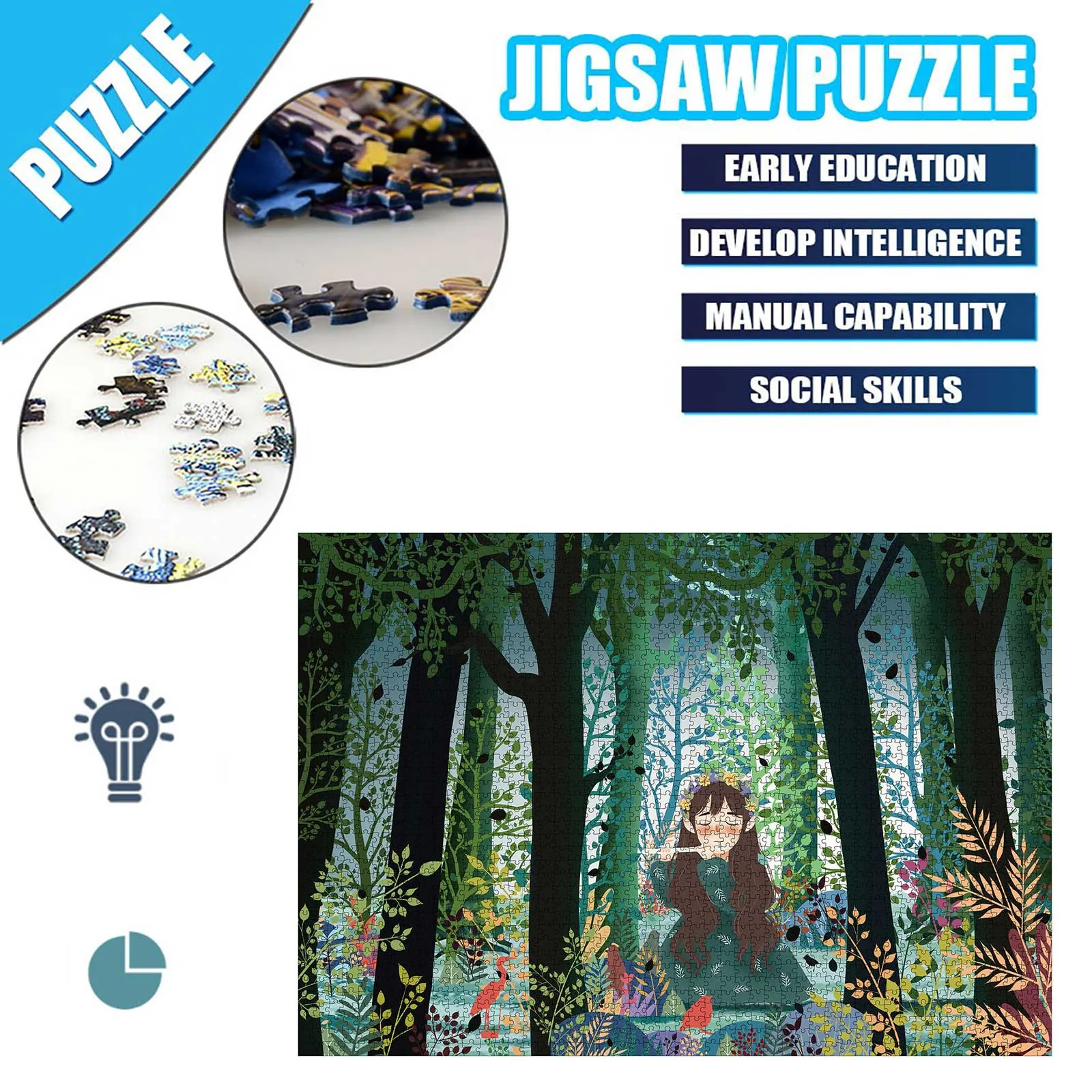 HIINST 2000pcs Fairy Forest Picture Jigsaw puzzle Toys Kids educational Toys Adults Building Block Game 2021 New
HIINST 2000pcs Fairy Forest Picture Jigsaw puzzle Toys Kids educational Toys Adults Building Block Game 2021 New