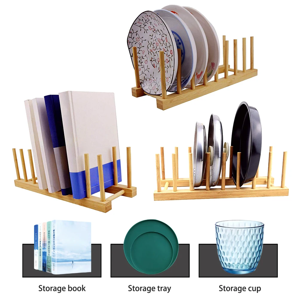Bamboo and Wood Dish Rack-Plate Rack Pot Rack, Accommodate Cupboard Kitchen Utensils, Cups, Cutting Boards
Bamboo and Wood Dish Rack-Plate Rack Pot Rack, Accommodate Cupboard Kitchen Utensils, Cups, Cutting Boards