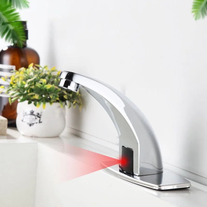 Hot & Cold Bathroom Automatic Infrared Sink Touch Free Sensor Faucets Water Saving Inductive Electric Water Faucet Kitchen Tap
Hot & Cold Bathroom Automatic Infrared Sink Touch Free Sensor Faucets Water Saving Inductive Electric Water Faucet Kitchen Tap