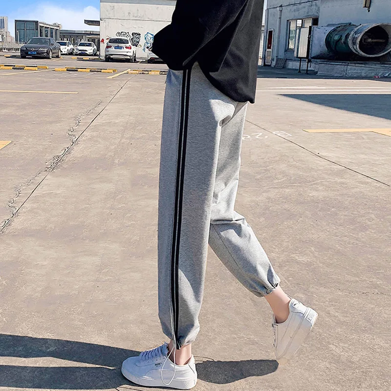 CGC Spring Autumn Woman Pants Casual High Waist Sports Trousers Female Sweatpants Harajuku Stripe Jogging Sports Pants Woman
CGC Spring Autumn Woman Pants Casual High Waist Sports Trousers Female Sweatpants Harajuku Stripe Jogging Sports Pants Woman