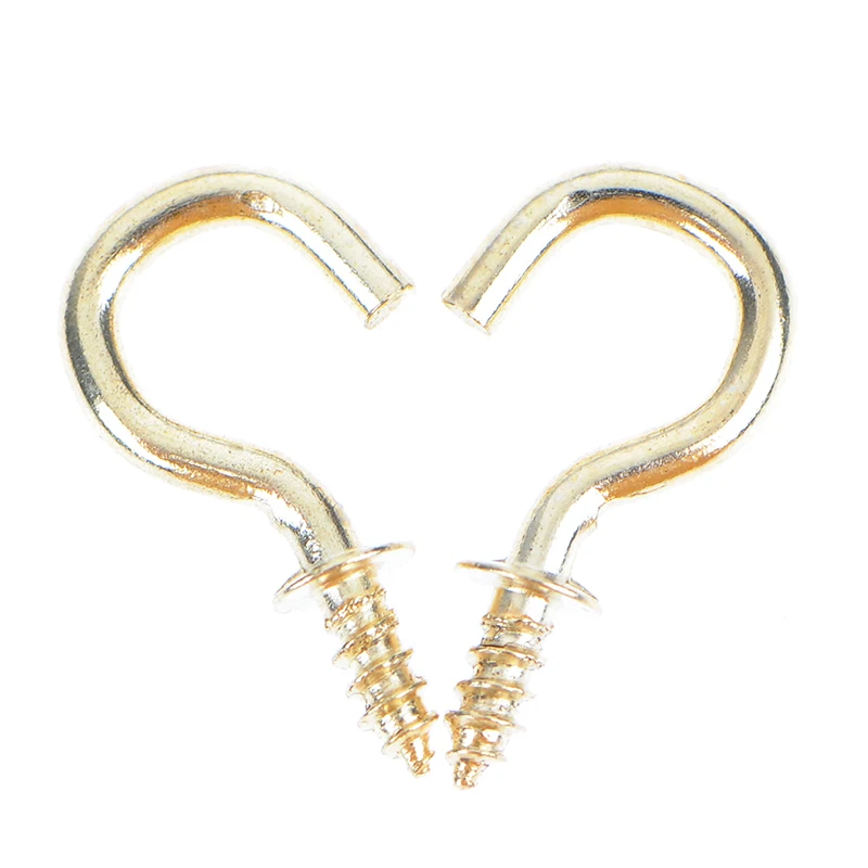 20Pcs/set High Quality 1/2 Inches Brass Plated Cup Hooks Shouldered Screw Hanging Hat Coat Peg Hanger Hot
20Pcs/set High Quality 1/2 Inches Brass Plated Cup Hooks Shouldered Screw Hanging Hat Coat Peg Hanger Hot