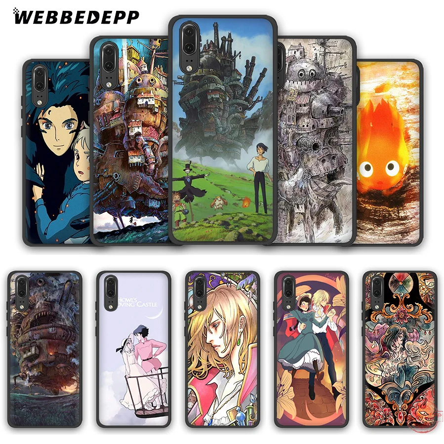 Мягкий чехол WEBBEDEPP Howl's Howls Moving Castle для Huawei P Smart Z Plus 2018 2019 & Y6 Y7 Y9 Prime V20 | Мобильные