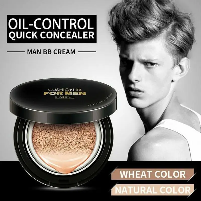 Natural Men's Whitening Cushion BB Cream Improve Dark Skin Tone Moisturizing Isolation Concealer
Natural Men's Whitening Cushion BB Cream Improve Dark Skin Tone Moisturizing Isolation Concealer