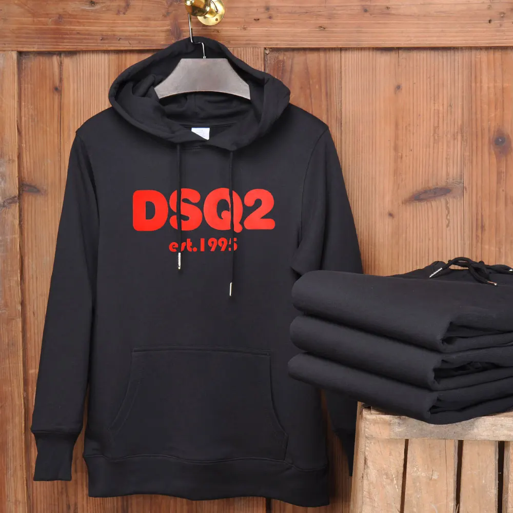 dsq brand winter style Men's Hoodie 100% cotton long sleeve Unisex hoody with cap D2 letter Hoodie sweatshirt for men black
dsq brand winter style Men's Hoodie 100% cotton long sleeve Unisex hoody with cap D2 letter Hoodie sweatshirt for men black