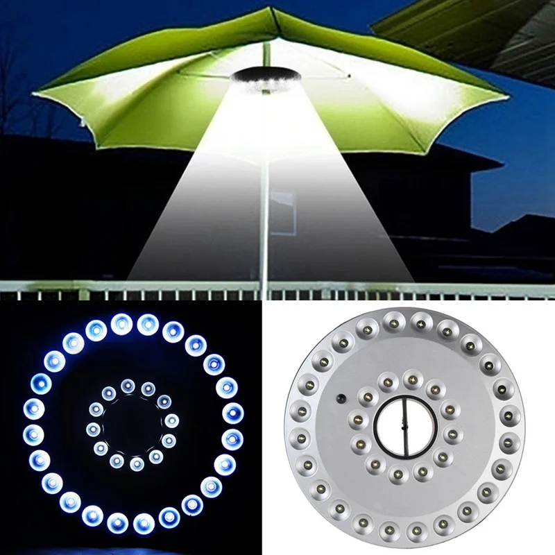 Tent Lights Pole Light Patio Lamp Durable Umbrella Outdoor Led Bulb White Yard Garden Camping Disc Light Portable Lantern 48LED
Tent Lights Pole Light Patio Lamp Durable Umbrella Outdoor Led Bulb White Yard Garden Camping Disc Light Portable Lantern 48LED