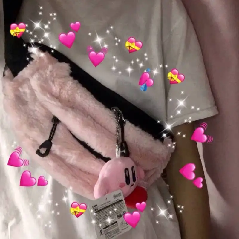 2021 New Style Anime Bags Cute Messenger Bag for Girls and Boys Plush Waist Bag Pink Unisex Cartoon Bags
2021 New Style Anime Bags Cute Messenger Bag for Girls and Boys Plush Waist Bag Pink Unisex Cartoon Bags