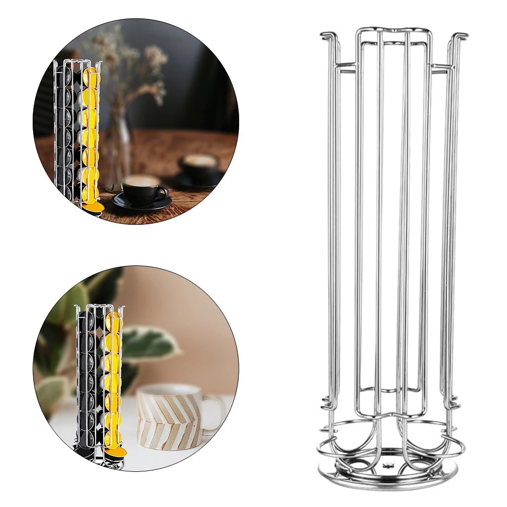 Premium Coffee Capsule Pod Rack Holder Carousel, Holds 24pcs Capsules, 360 Degree, for Home Kitchen Office Restaurant
Premium Coffee Capsule Pod Rack Holder Carousel, Holds 24pcs Capsules, 360 Degree, for Home Kitchen Office Restaurant
