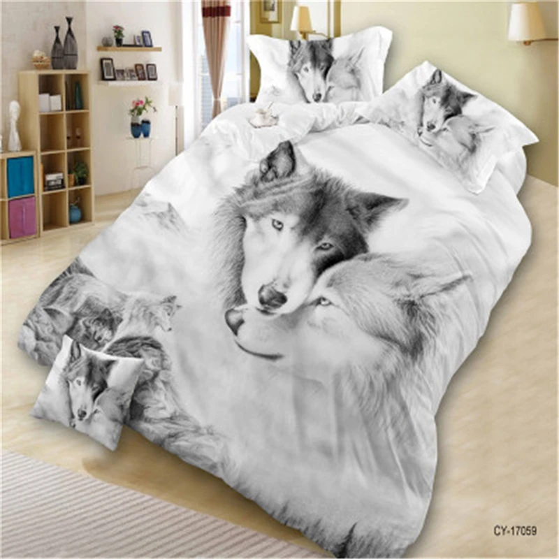 3D Lion Print Bedding Set Soft Duvet Cover Queen Cat Wolf Tiger Printing Comforter Bed Set Pillowcases Bedclothes Home Textiles
3D Lion Print Bedding Set Soft Duvet Cover Queen Cat Wolf Tiger Printing Comforter Bed Set Pillowcases Bedclothes Home Textiles