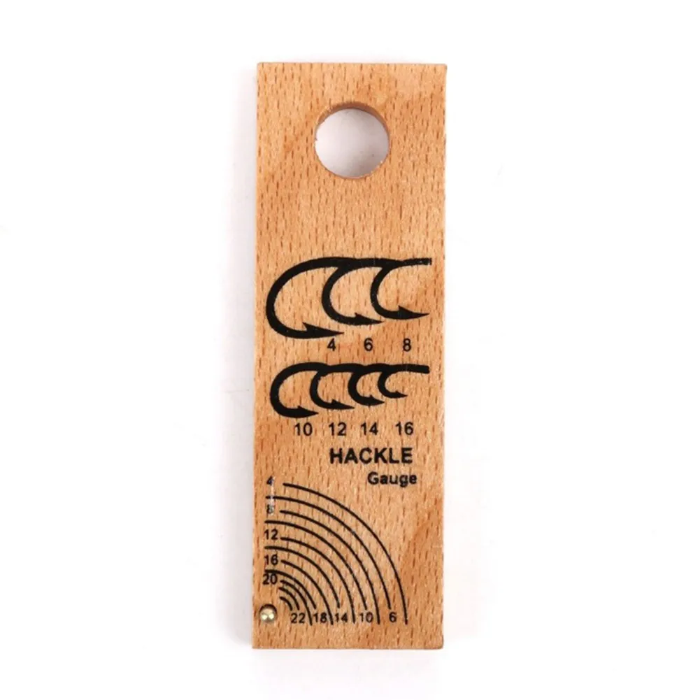 Wooden Fly Tying Hackle Gauge 76x25mm Fish Hook Measuring Ruler Fly Tying Tool Fishing Measuring Tool Fishing Accessories
Wooden Fly Tying Hackle Gauge 76x25mm Fish Hook Measuring Ruler Fly Tying Tool Fishing Measuring Tool Fishing Accessories