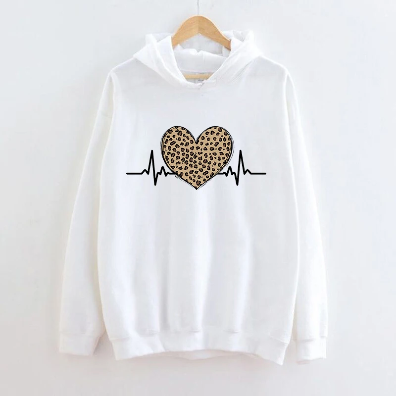 Women Leopard Heartbeat Long Sleeve Printed Clothes Lady Love Hoodies Graphic Clothes Female Sweatshirt Street Wear Fashion Tops
Women Leopard Heartbeat Long Sleeve Printed Clothes Lady Love Hoodies Graphic Clothes Female Sweatshirt Street Wear Fashion Tops