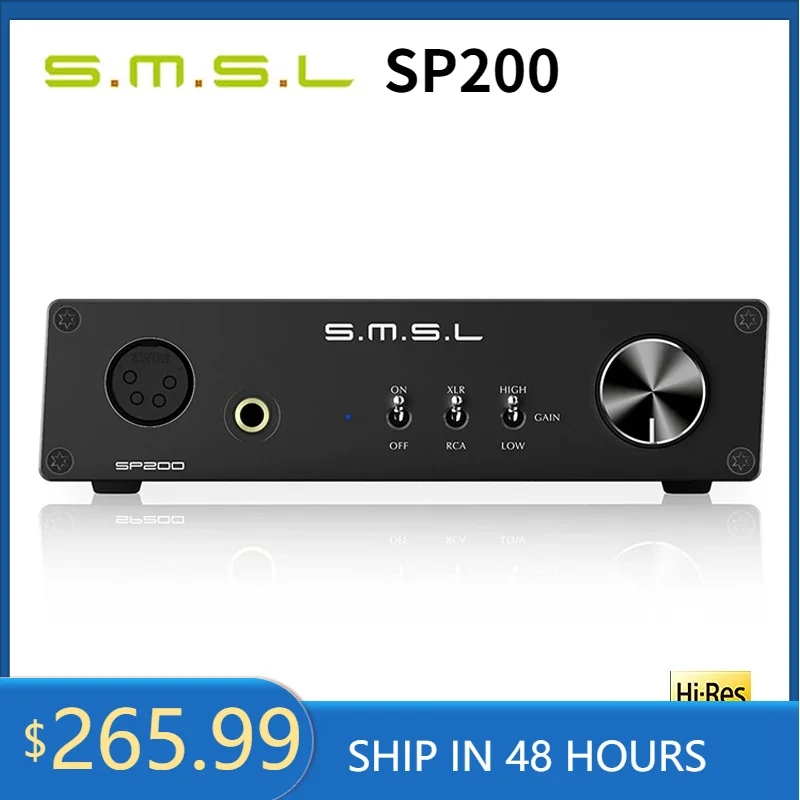 

SMSL SP200 THX AAA 888 Technology Balanced Headphone Amplifier AMP with XLR RCA Input