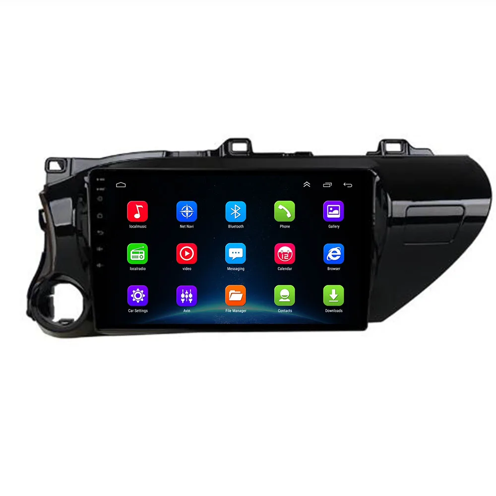 10 1 "Android 0 радио для TOYOTA HILUX 2016 2017 2018 левосторонний драйвер с Bluetooth GPS Navi USB FM SWC DVR