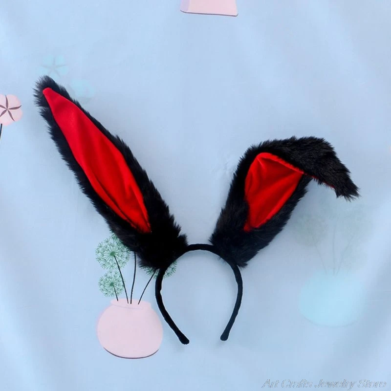 Female Girls Lolita Cosplay Headband Fluffy Plush Sweet Long Rabbit Bunny Ears Bandana Hair Hoop Cartoon Anime Headpiece F25 21
Female Girls Lolita Cosplay Headband Fluffy Plush Sweet Long Rabbit Bunny Ears Bandana Hair Hoop Cartoon Anime Headpiece F25 21