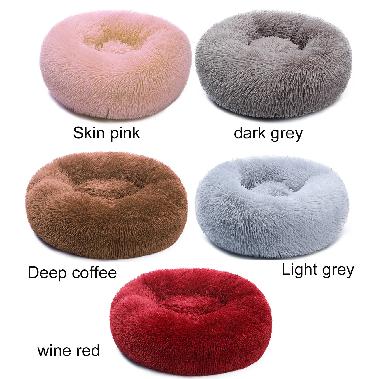 Fluffy Calming Dog Bed Long Plush Donut Pet Bed Hondenmand Round Orthopedic Lounger Sleeping Bag Kennel Cat Puppy Sofa Bed House
Fluffy Calming Dog Bed Long Plush Donut Pet Bed Hondenmand Round Orthopedic Lounger Sleeping Bag Kennel Cat Puppy Sofa Bed House