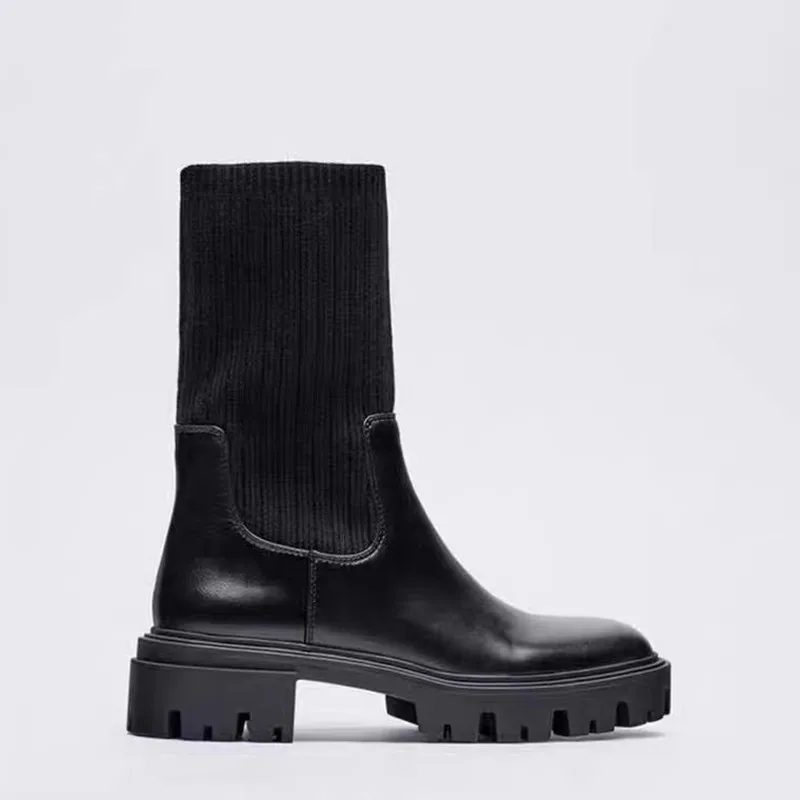 Ботинки-носки на среднем каблуке, с круглым носком, роскошные дизайнерские чулки Челси в стиле "Лолита", черные резиновые дамские модные до с...
Ботинки-носки на среднем каблуке, с круглым носком, роскошные дизайнерские чулки Челси в стиле "Лолита", черные резиновые дамские модные до с...