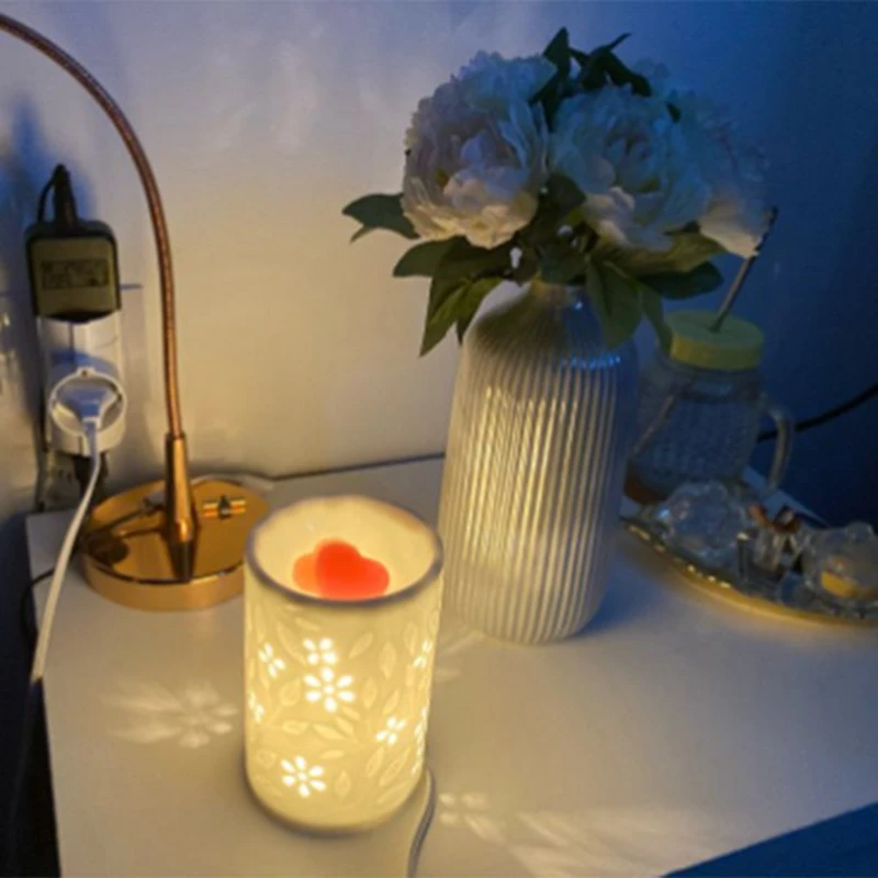 Night Light Electric Melts Warmer Lamp,Ceramic Hollow Craft, Oil Burner Aromatherapy Fragrance Lamp,Home Decor EU Plug
Night Light Electric Melts Warmer Lamp,Ceramic Hollow Craft, Oil Burner Aromatherapy Fragrance Lamp,Home Decor EU Plug