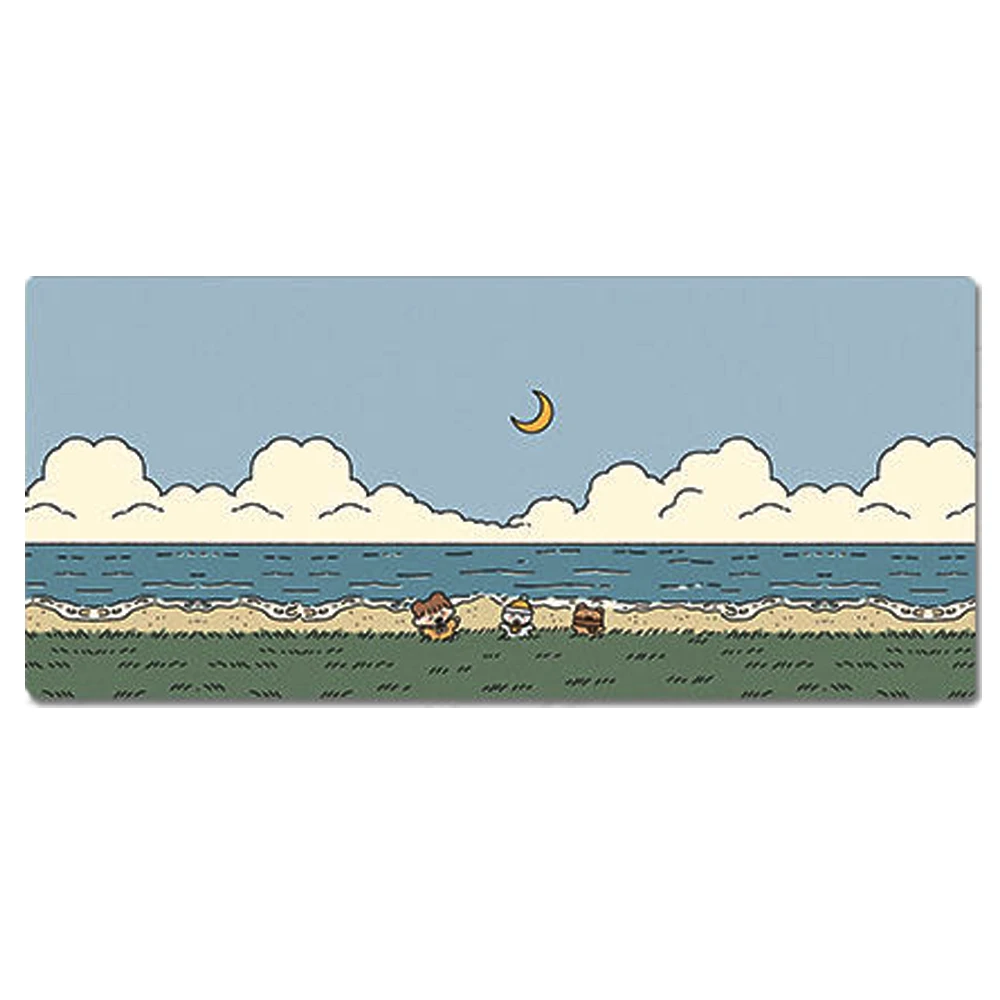90x40cm 35.43x15.74 Inch Super Large Size Cute High Definition Cartoon Beach Pattern Table Mat Non-slip Mouse Pad
90x40cm 35.43x15.74 Inch Super Large Size Cute High Definition Cartoon Beach Pattern Table Mat Non-slip Mouse Pad