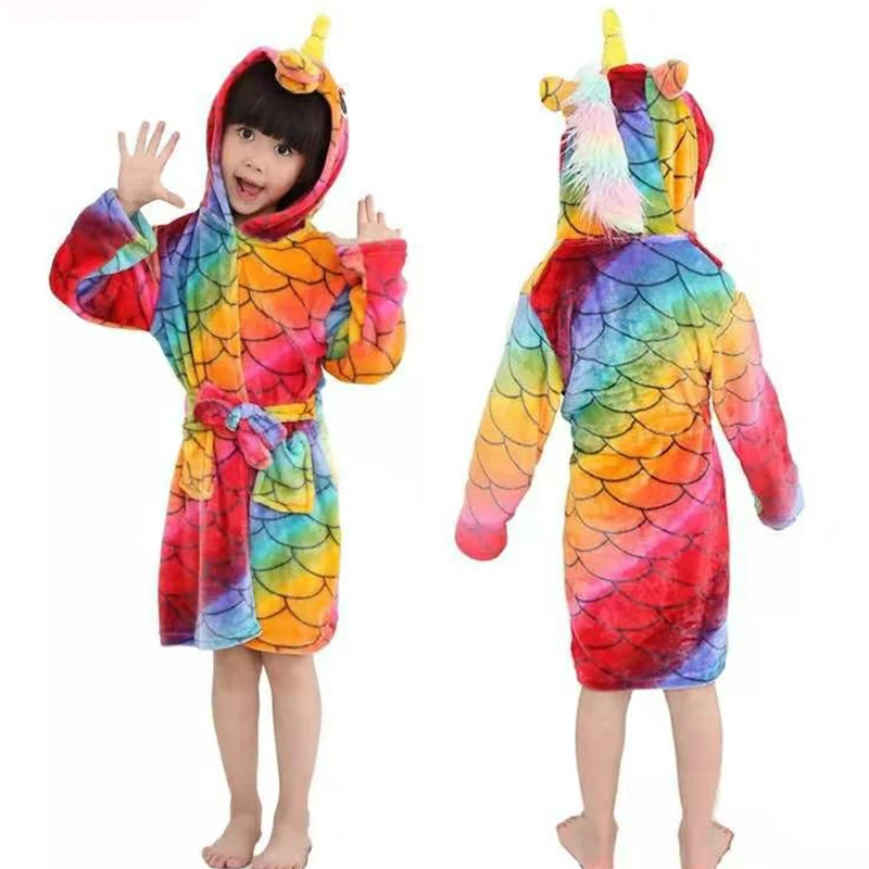 Kigurumi Cosplay Unicorn Hooded Children Bathrobes Kids Star rainbow Bath Robe Animal For Boys Girls Pyjamas Nightgown
Kigurumi Cosplay Unicorn Hooded Children Bathrobes Kids Star rainbow Bath Robe Animal For Boys Girls Pyjamas Nightgown