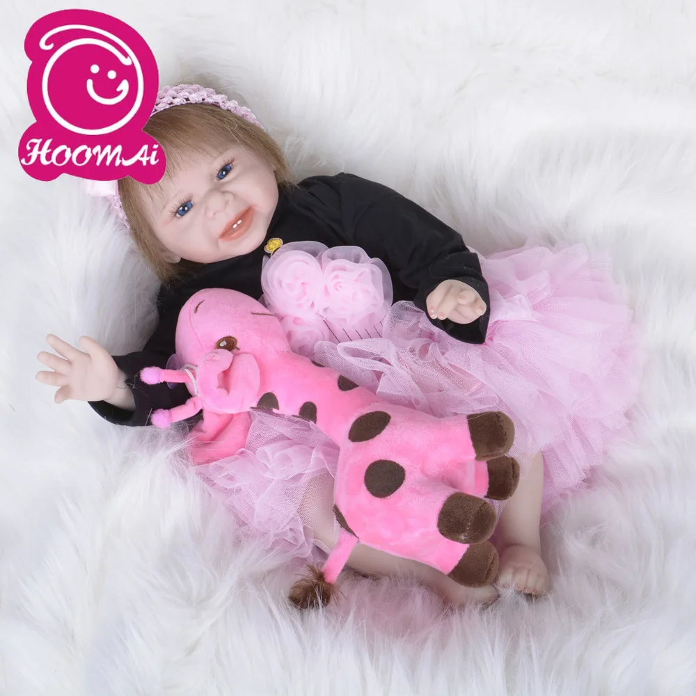 55cm Baby Doll Soft Cloth Body Silicone Vinyl Adorable Lifelike Toddler Baby Bonecas Girl Kid Bebe Reborn Dolls Bonecas
55cm Baby Doll Soft Cloth Body Silicone Vinyl Adorable Lifelike Toddler Baby Bonecas Girl Kid Bebe Reborn Dolls Bonecas