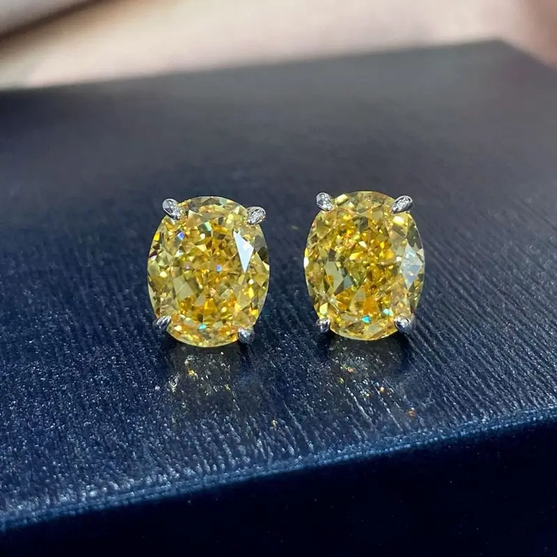 Jazaz 100% 925 Sterling Silver Wedding Party Bridal Stud Earrings Sparkling Pink Yellow High Carbon Diamond Fine Jewelry B0783
Jazaz 100% 925 Sterling Silver Wedding Party Bridal Stud Earrings Sparkling Pink Yellow High Carbon Diamond Fine Jewelry B0783
