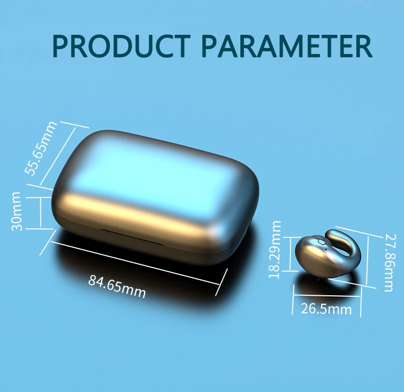 S19 Wireless Bluetooth Headset Non-in-ear Binaural Sports Universal Earphone Earhook with Power Bank 2 in 1
S19 Wireless Bluetooth Headset Non-in-ear Binaural Sports Universal Earphone Earhook with Power Bank 2 in 1