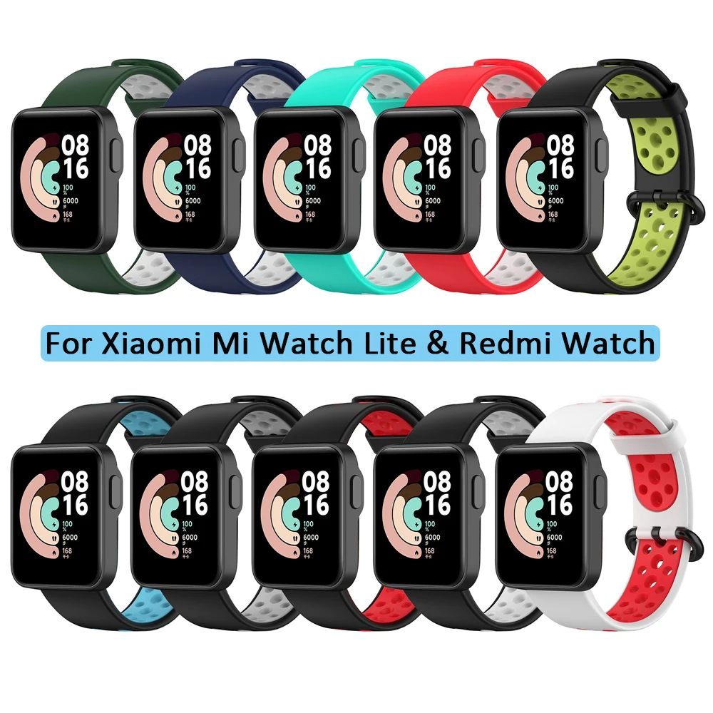 1pcs Double Color Replacement Sport Strap For XiaoMi Mi Watch Lite Strap Silicone Watchbands For Mi Watch Lite Watch Strap
1pcs Double Color Replacement Sport Strap For XiaoMi Mi Watch Lite Strap Silicone Watchbands For Mi Watch Lite Watch Strap