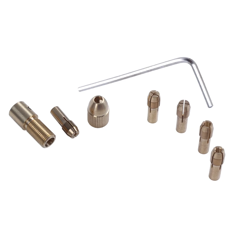 8-Piece 0.5-3mm Drill Chuck Collets Set of Quick for Mini Tools | Инструменты