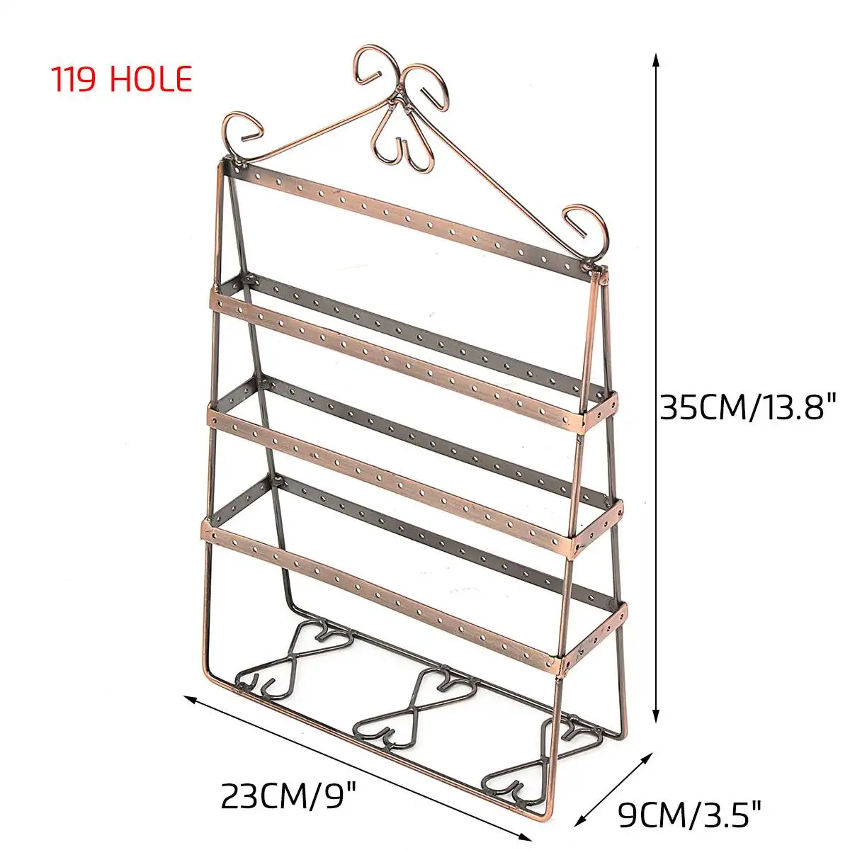 4-Tier Durable Jewelry Stand Rack metal Earrings Display Holder Props Shelf fashion Jewelry Organizer
4-Tier Durable Jewelry Stand Rack metal Earrings Display Holder Props Shelf fashion Jewelry Organizer