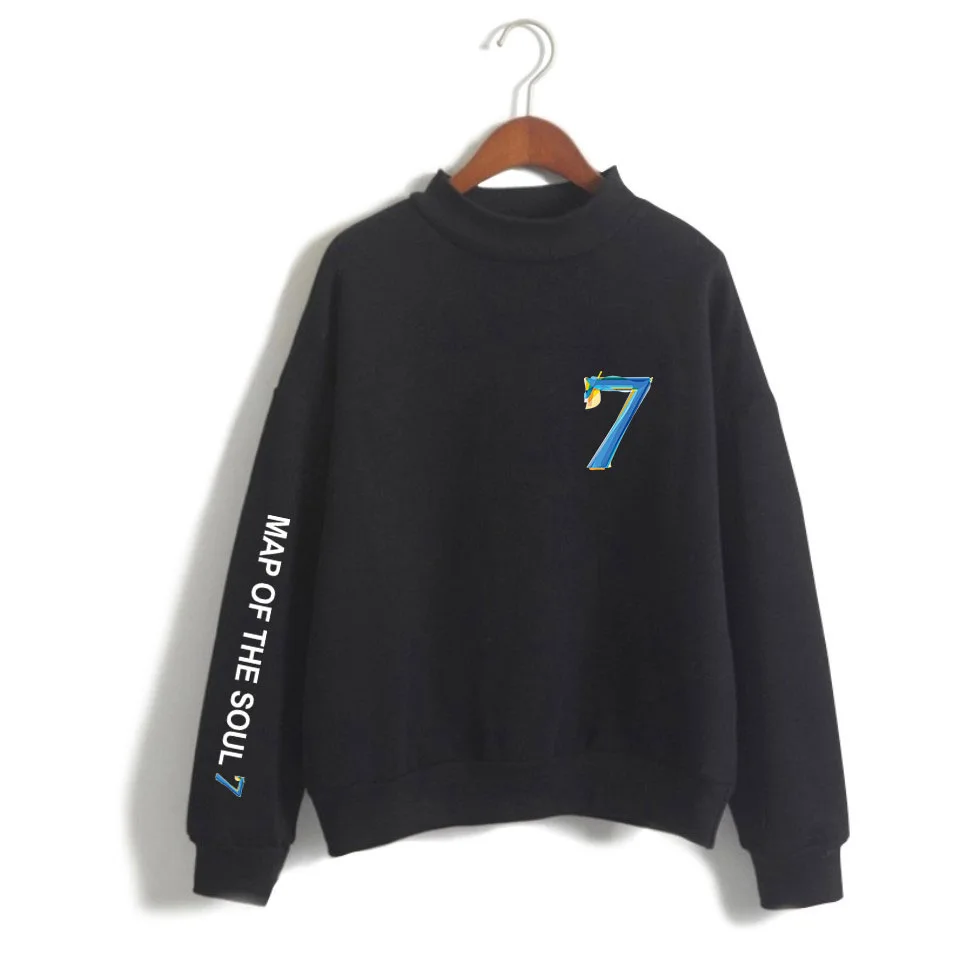 New Bangtan Boys Turtleneck Sweatshirt Print MAP OF THE SOUL 7 Fashion Turtleneck Kpop Hoodie Girls High Collar Sweatshirts
New Bangtan Boys Turtleneck Sweatshirt Print MAP OF THE SOUL 7 Fashion Turtleneck Kpop Hoodie Girls High Collar Sweatshirts