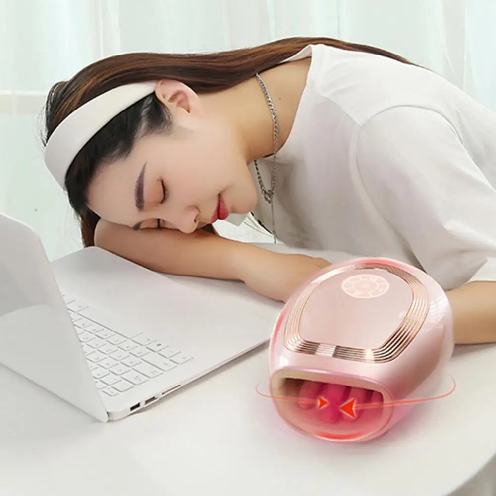 Intelligent Electric Hand Massager Red Light Hot Compress Airbag Squeeze Dredge Fingers Palm Joint Vibration Massager
Intelligent Electric Hand Massager Red Light Hot Compress Airbag Squeeze Dredge Fingers Palm Joint Vibration Massager