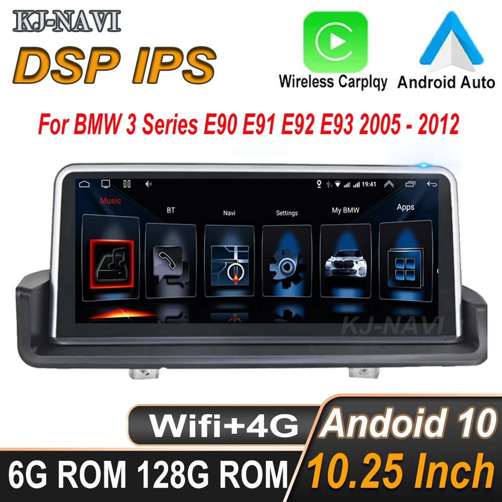 Android 10 System 10.25" IPS Screen Car Radio Stereo Video Player GPS Navigation For BMW 3 Series E90 E91 E92 E93 2005 - 2012
Android 10 System 10.25" IPS Screen Car Radio Stereo Video Player GPS Navigation For BMW 3 Series E90 E91 E92 E93 2005 - 2012