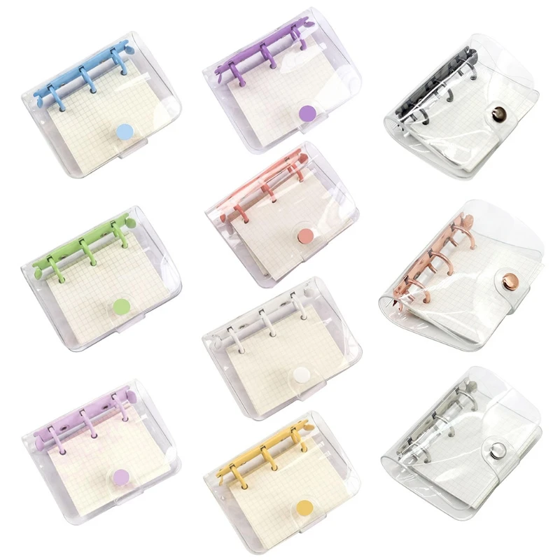 Mini 3 Hole Spiral Notebook 3 Hole Loose Leaf Binder Planner PVC Transparent Diary PP Paper Zip Bag Accessories
Mini 3 Hole Spiral Notebook 3 Hole Loose Leaf Binder Planner PVC Transparent Diary PP Paper Zip Bag Accessories
