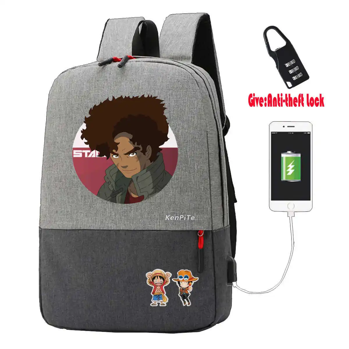anime MEGALOBOX Backpack student school Bags men women Travel bag teenagers Laptop Anti-theft USB Charging Knapsack
anime MEGALOBOX Backpack student school Bags men women Travel bag teenagers Laptop Anti-theft USB Charging Knapsack