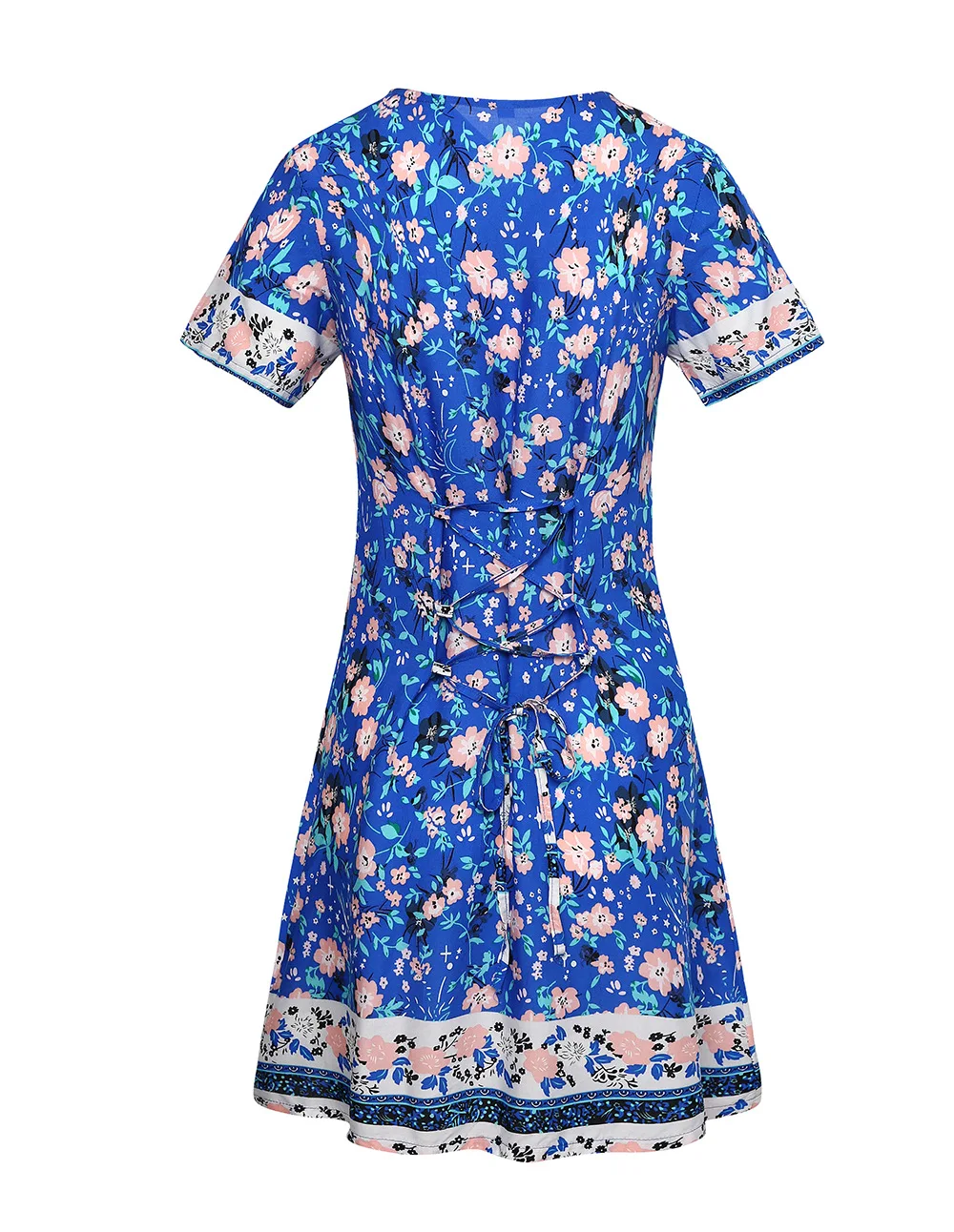 2020 Summer Women's Beach Dresses New Casual V Neck Short Sleeve Button Singe Breasted Floral Printed Dresses for Women
2020 Summer Women's Beach Dresses New Casual V Neck Short Sleeve Button Singe Breasted Floral Printed Dresses for Women